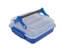 DuraPorter®XL, High-Capacity Sample Transport Tote incl. MultiTube Insert, Clear/Blue