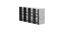 Standard rack upright freezer, TENAK, 50 mm boxes, h:278 x b:139 x d:683 mm, 5 x 5 boxes