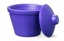 Ice bucket, round 4L, purple