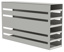 T-Rack upright freezer, TENAK, 50 mm box, h:332 x b:141 x d:562 mm, 6 x 4 boxes