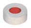 Snap caps, LLG, N 11, clear PE w. hole, PTFE/silicone/PTFE 45 A