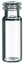Vials w. snap neck, LLG, N 11 snap ring, wide opening, 1,5 mL, clear