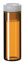 Shell vials w. PE plug, LLG, N 12, amber, 2 mL