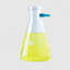 Filter flask 1000 ml, with PP-nozzle, erlenmeyer s
