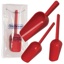 Bel-Art sample spoon 125ml PS, sterile, red