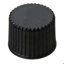 Screw cap, LLG, N 8, black PP, rubber/PTFE 60 A
