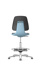 Lab chair Labsit, Foot ring, PU foam 9588, blue