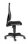 LLG-Lab chair PU foam black, w/castors, 440-620 mm