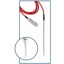 Temperature sensor Pt1000, Ludwig Schneider 67056, Ø3/6x250 mm, glass, -50-250 °C, 2 m kabel