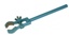 Clamp, malleable iron, rounded jaws