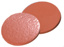 Septa, LLG, for N 20 crimp caps, rubber(red-orange)/PTFE(transparent) 45 A