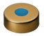 Crimp seals, LLG, N 20, magnetic steel, gold, silicone/PTFE 45 A