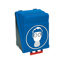Storage box, Gebra SecuBox Maxi, 23.6 x 31.5 x 20.0 cm, blue