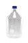 Laboratory bottle 3500 ml, clear, GL45, with cap