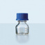 Laboratory bottle GL 25, amber, with cap, 10 ml