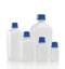 Square shape reagent bottles, HDPE, narrow neck,