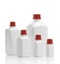 Square shape reagent bottles, HDPE, narrow neck,