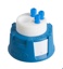 Waste cap, SCAT Safety Waste Cap V2.0, GL 45, Type 18, 1 x GL 14 / 3 x capillary