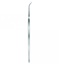 Dissecting needle, metal handle, curved, 140 mm