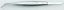 Forceps, sharp/bent 200 mm, 18/10 steel