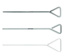 Drigalski spatula LLG, glass, Ø5 x 150 mm