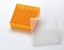 Storage box, PP, orange for 1.5ml (1.8ml, 2ml) via