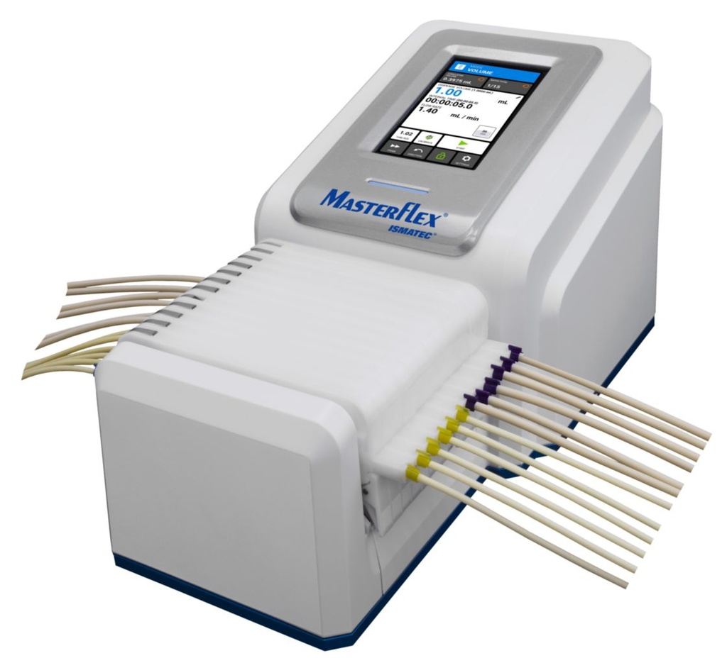 Masterflex Ismatec IPC peristaltic pump,12 channels, 11 ml/min.