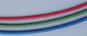 Red PTFE tubing, 1/16"ID x 1/8"OD, 12 ft/pack
