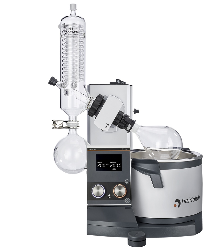 Hei-VAP Core, hand lift, coated vertical glassware
