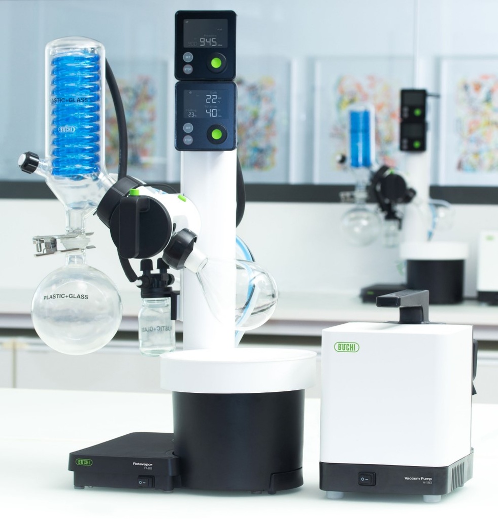Rotary evaporator, Büchi R-80 med automatisc pump