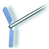 [2670120] Empeller 10 x Ø90 mm, aksel 400 x Ø8 mm