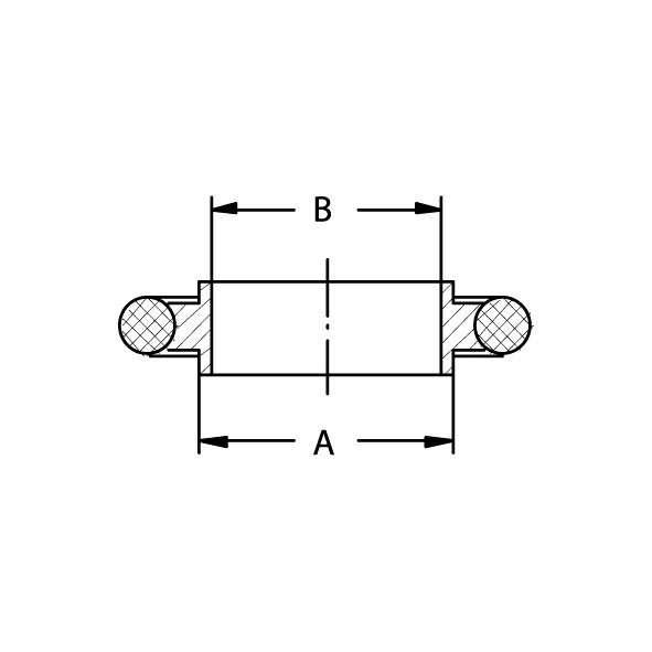 [28120106] NW40 centerring stainless/buna