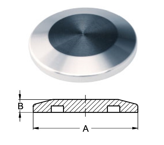 NW20/25 KF Blind flange 14301