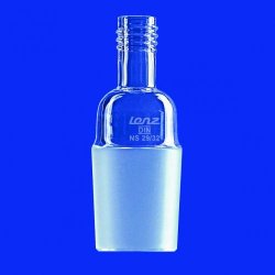 Threaded tube connector, GL thread, NS 19/26