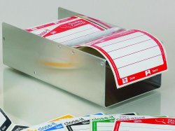 Label roll holder