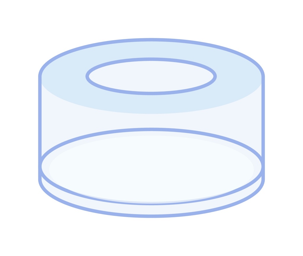 [4001525] Snap caps, Macherey-Nagel, N 11, clear PE