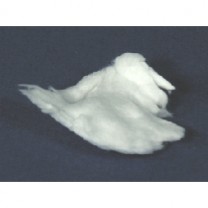 Quartz wool very fine fibers, 25 gr