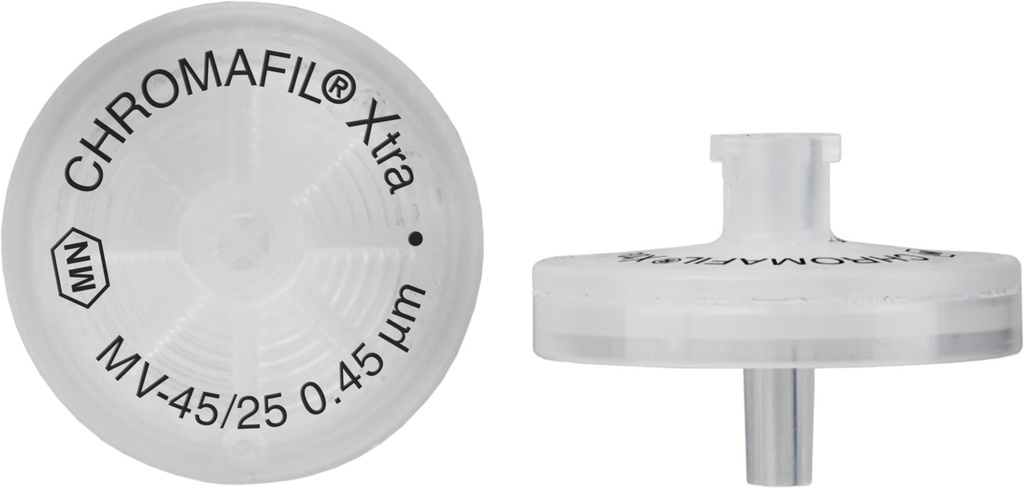 Syringe filter, Macherey-Nagel CHROMAFIL Xtra, MV/MCE, Ø25 mm, 0,45 µm, 100 pcs