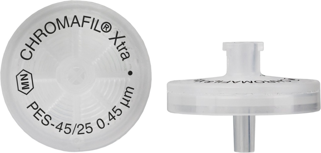 Syringe filter, Macherey-Nagel CHROMAFIL Xtra, PES, Ø25 mm, 0,45 µm, 400 pcs