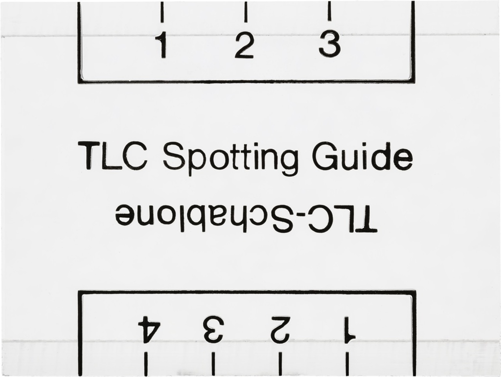 Spotting guide, application template for TLC, Macherey-Nagel, 6 x 4,5 cm, 2 pcs