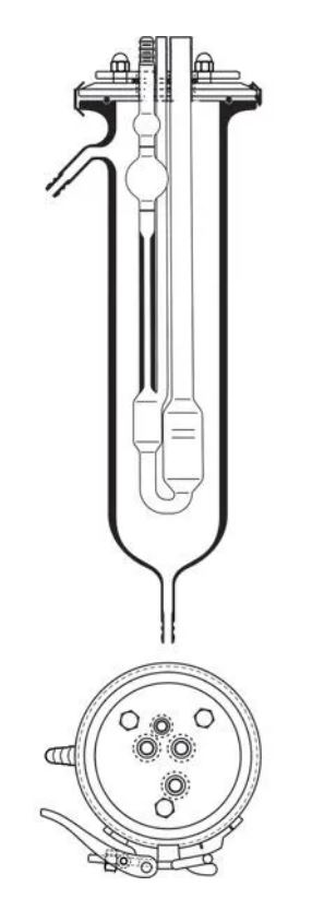 [11857700] Temperature jacket for Ubbelohde viscosimeter, SI Analytics, 0 to 180 °C
