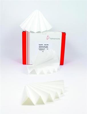 Folded filter, Hahnemühle 604, qualitative, Ø125 mm, 12-25 µm, 100 pcs