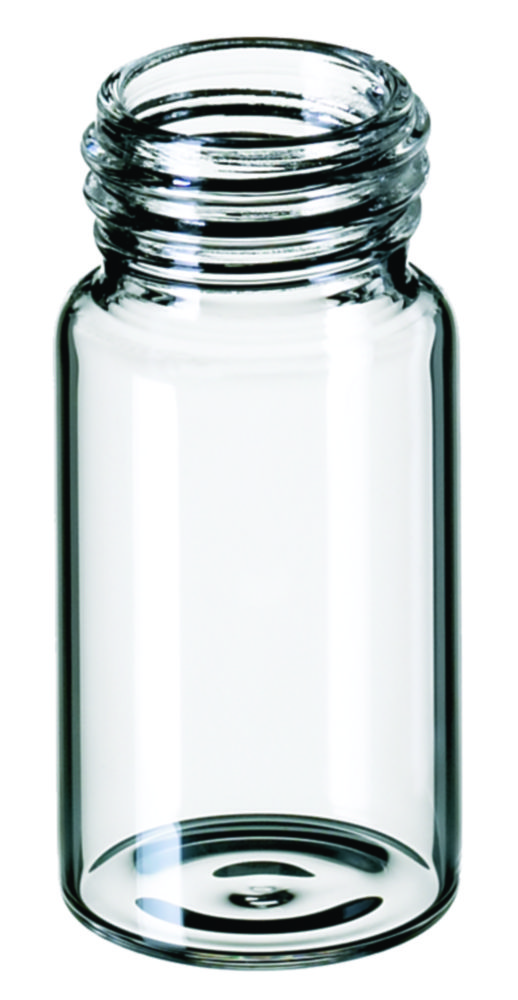 Vials w. screw neck, LLG, N 24 EPA, 20 mL, clear