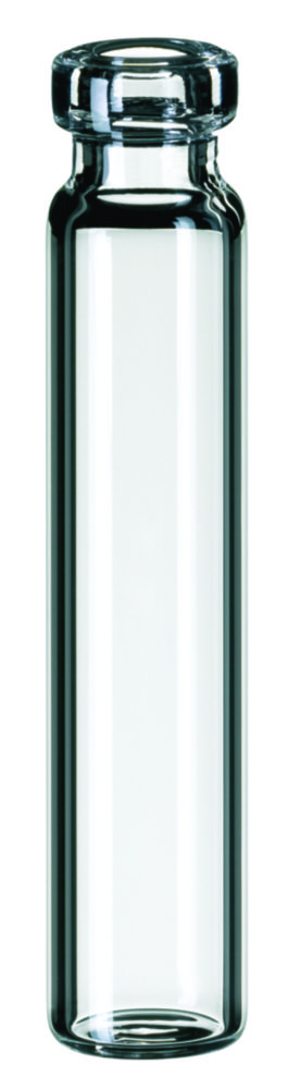 [4008206] Microvials w. crimp neck, LLG, N 8 crimp, 1,2 mL, flat bottom, clear