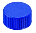 [4008227] Screw cap, LLG, N 9 short thread, blue PP, silicone/PTFE 55 A