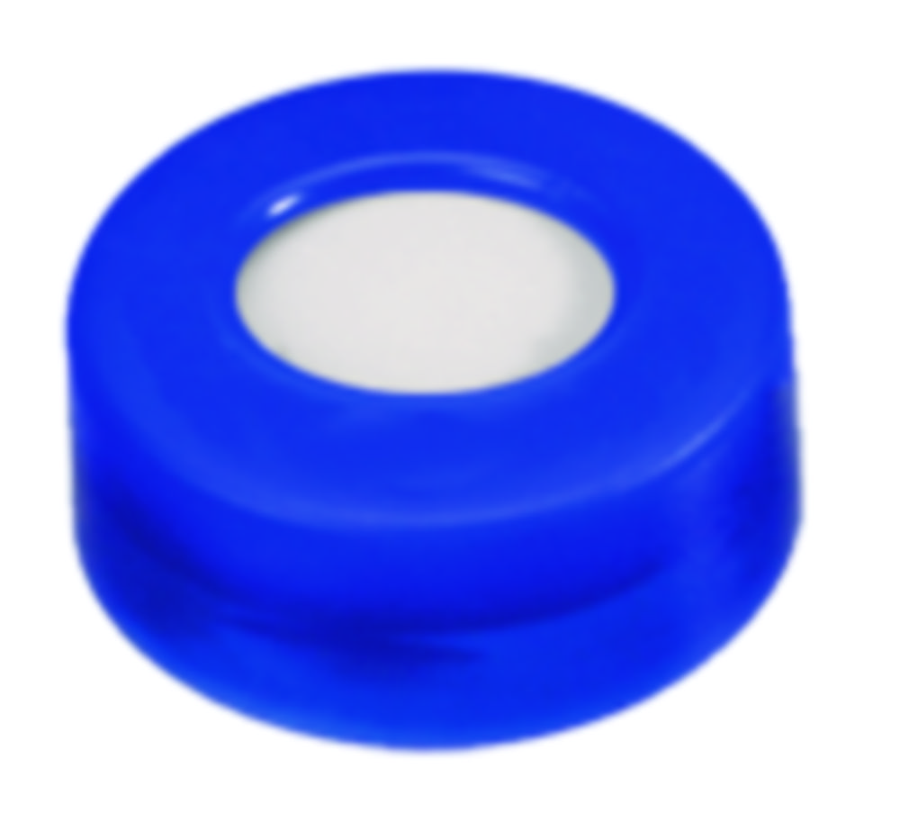 [4008258] Snap caps, LLG, N 11, blue PE w. hole, silicone/PTFE 45 A