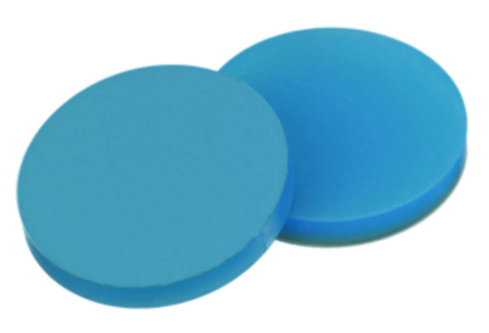 [4008274] Septa, LLG, for N 20 crimp seals, silicone(blue)/PTFE(transparent) 40 A