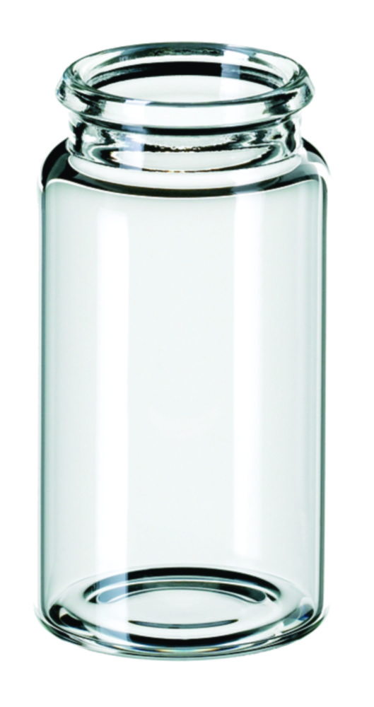 [4008282] Vials w. snap neck, LLG, N 22 snap cap, flat bottom, 15 mL, clear