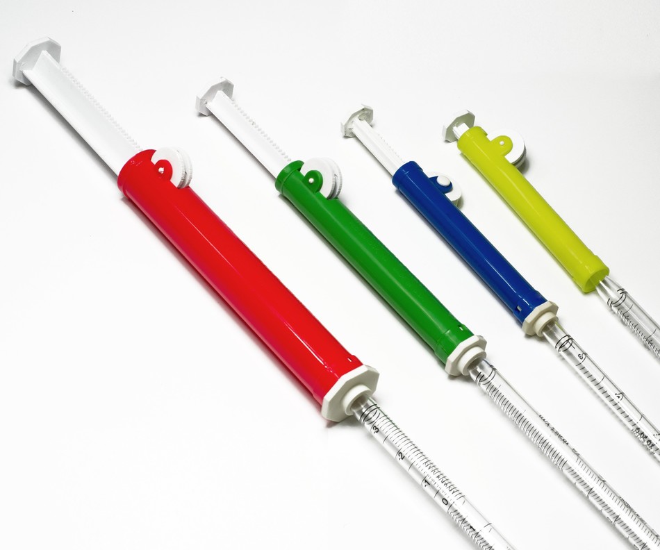 Pipette controller, ISOLAB,"pi-pump", 25 ml, red