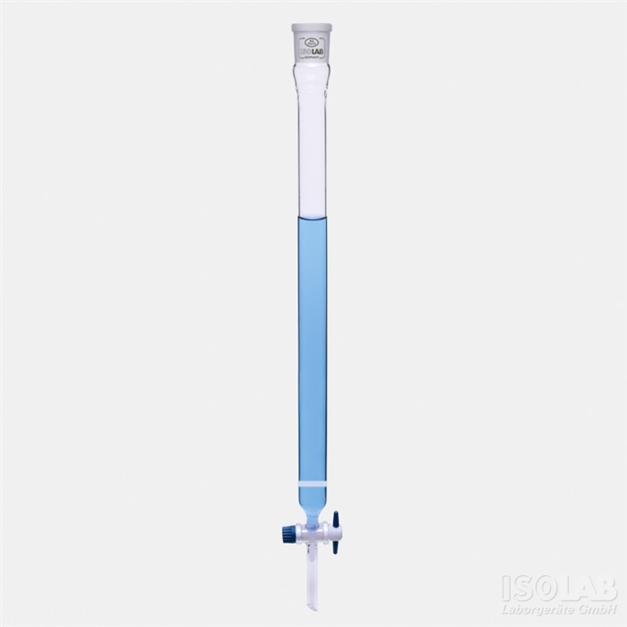 Chromatography column with frit, ISOLAB, NS 14/23, 300 mm, Ø10 mm, 25 mL